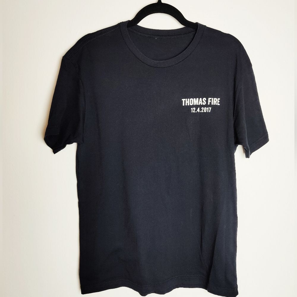 Thomas Fire California 2017 Men's T-shirt, Size M
